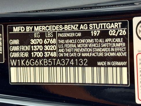 New 2026 Mercedes-Benz S 580e 4MATIC Sedan image 29
