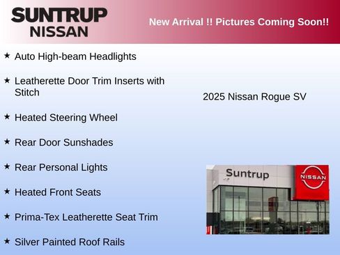 Used 2025 Nissan Rogue SV w/ SV Premium Package FWD image 4