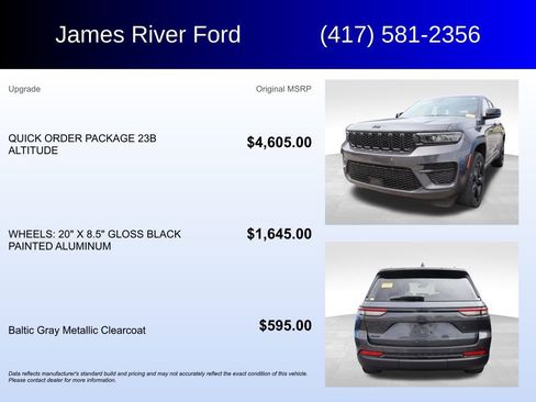 Used 2023 Jeep Grand Cherokee Altitude AWD/4WD image 5