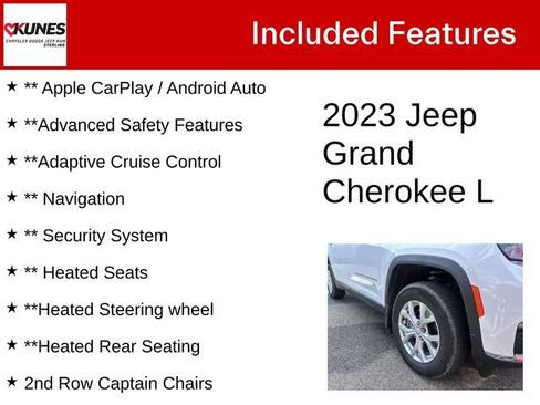 Used 2023 Jeep Grand Cherokee L Limited w/ MOPAR Finishing Package AWD/4WD image 4