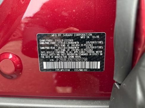 New 2026 Subaru Outback Touring XT image 19