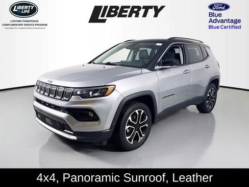 Used 2022 Jeep Compass Limited w/ Sun and Sound Group image 3