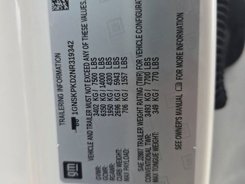 Used 2022 Chevrolet Tahoe Z71 w/ Luxury Package image 19