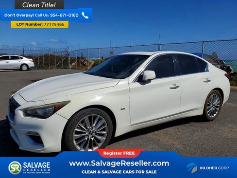 Used 2018 INFINITI Q50 Luxe AWD/4WD image 1