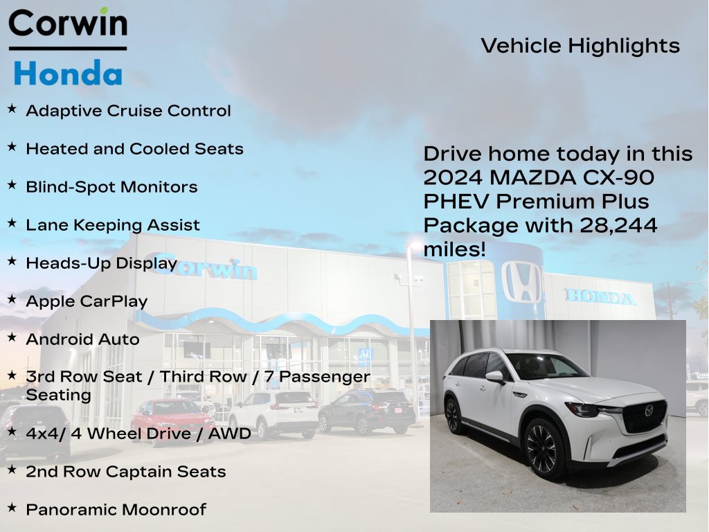 Used 2024 MAZDA CX-90 Plug-In Hybrid w/ Premium Plus AWD/4WD image 6