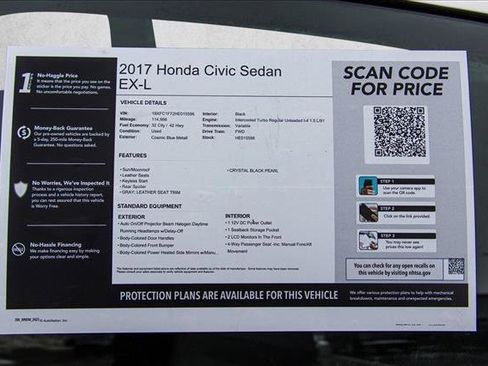 Used 2017 Honda Civic EX-L image 28