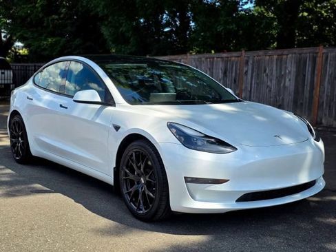 Used 2021 Tesla Model 3 Long Range AWD/4WD image 1
