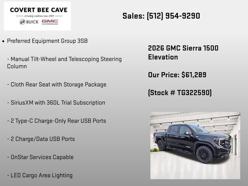 New 2026 GMC Sierra 1500 Elevation AWD/4WD image 19
