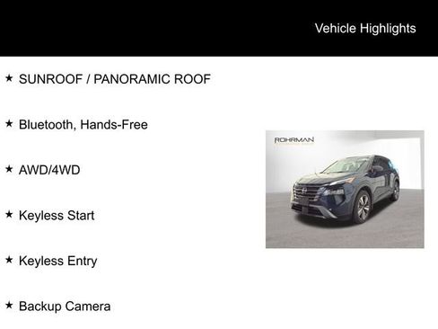 Used 2024 Nissan Rogue SL w/ SL Premium Package AWD/4WD image 9
