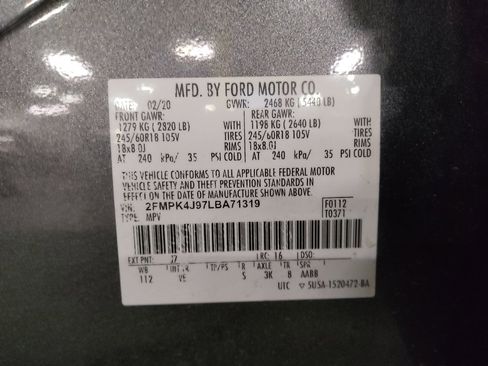 Used 2020 Ford Edge SEL AWD/4WD image 33