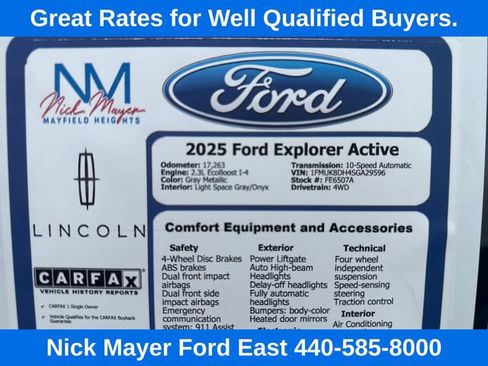Used 2025 Ford Explorer Active w/ Active Comfort Package AWD/4WD image 35