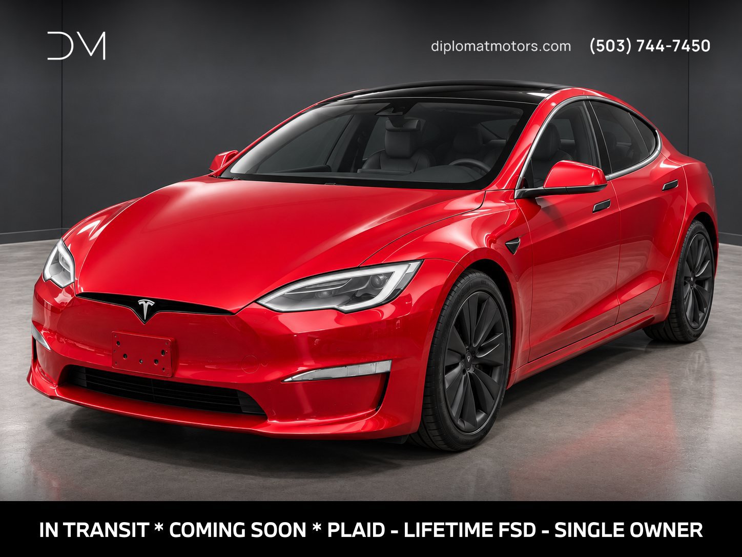 Used 2022 Tesla Model S Plaid AWD/4WD image 1