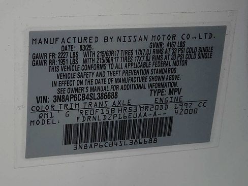 Certified 2025 Nissan Kicks SV w/ SV Premium Package AWD/4WD image 27