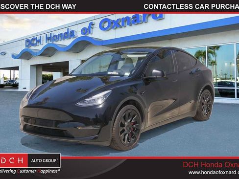 Used 2021 Tesla Model Y Long Range AWD/4WD image 1