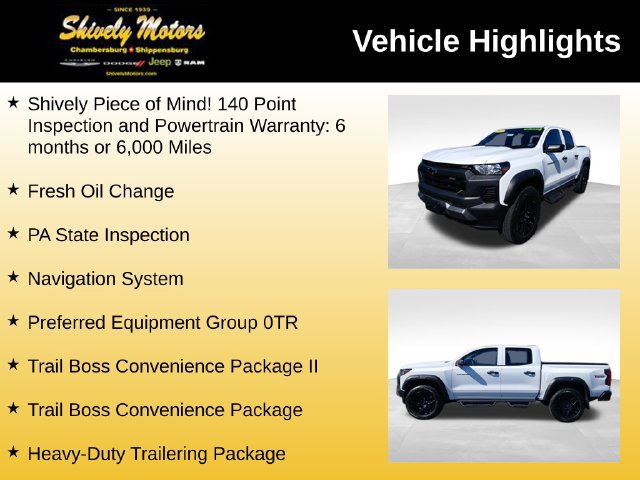 Used 2023 Chevrolet Colorado Trail Boss w/ Advanced Trailering Package AWD/4WD image 7
