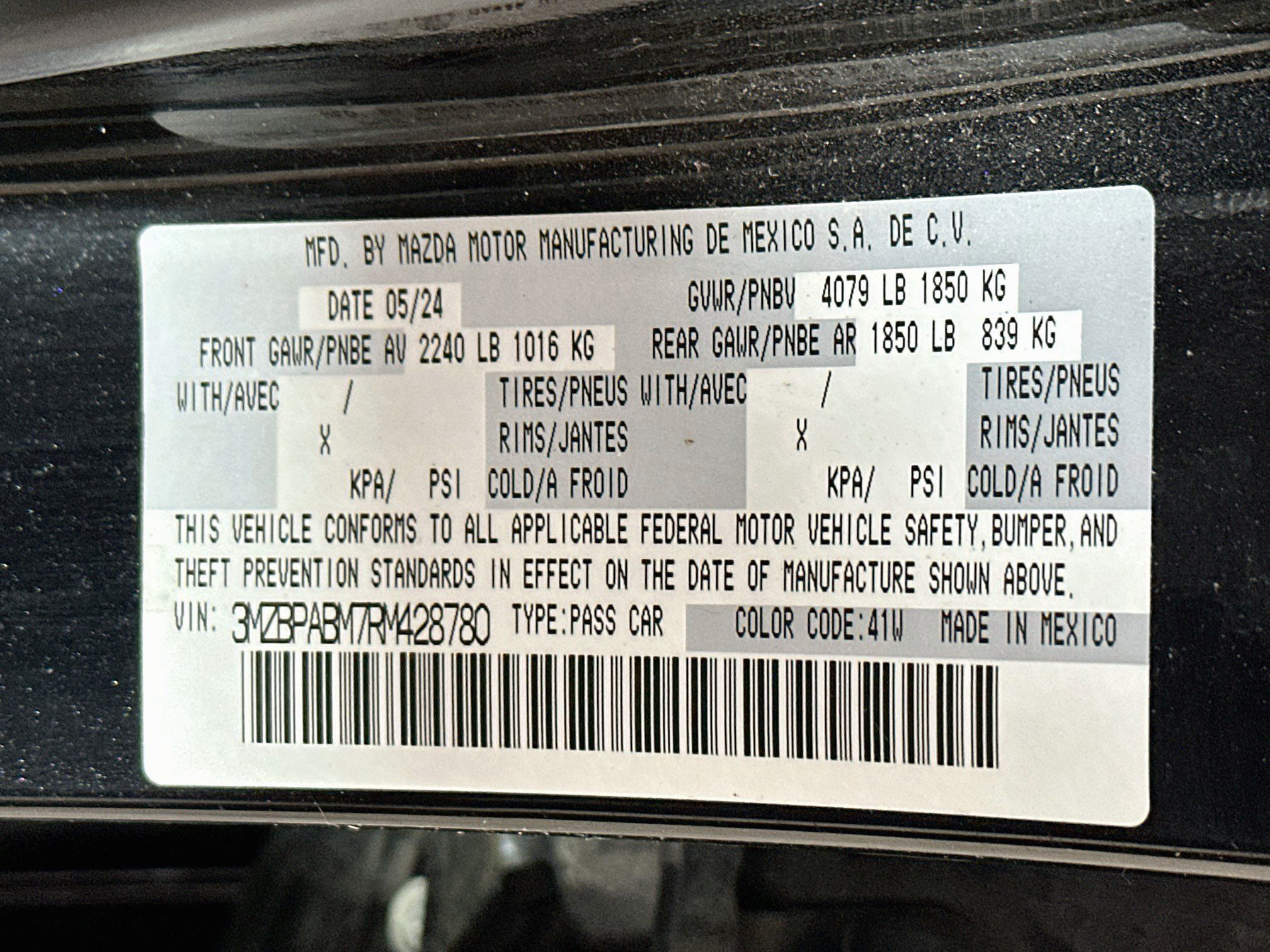 Used 2024 MAZDA MAZDA3 s FWD image 30