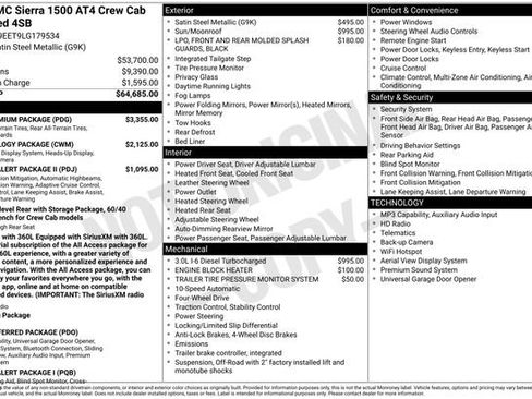 Used 2020 GMC Sierra 1500 AT4 w/ AT4 Premium Package AWD/4WD image 3