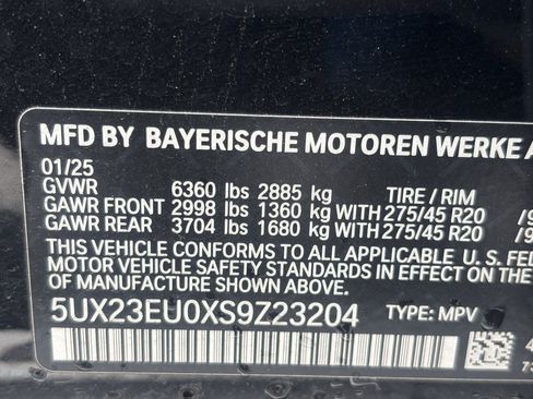 Certified 2025 BMW X5 xDrive40i AWD/4WD image 12