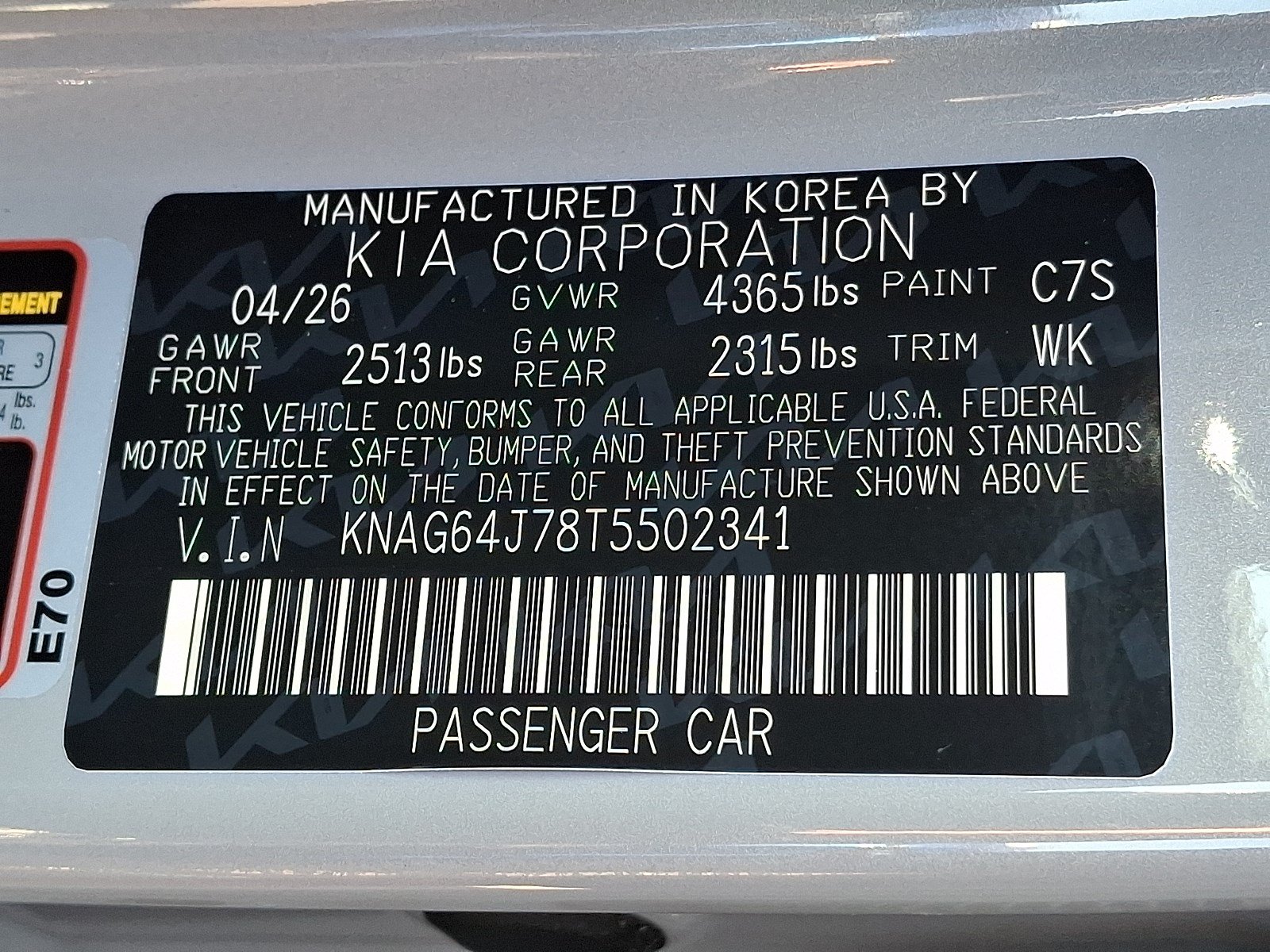 New 2026 Kia K5 GT-Line FWD image 13