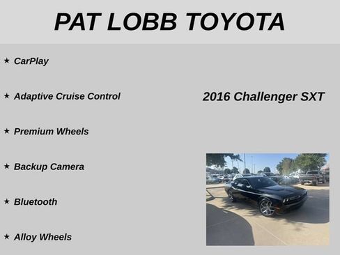 Used 2016 Dodge Challenger SXT w/ Sound Group RWD image 12