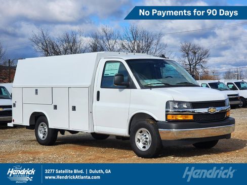 New 2025 Chevrolet Express 3500 w/ Power Convenience Package RWD image 1