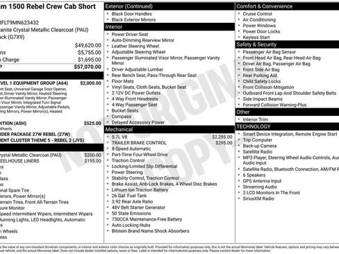 Used 2021 RAM 1500 Rebel w/ Rebel Level 1 Equipment Group AWD/4WD image 24