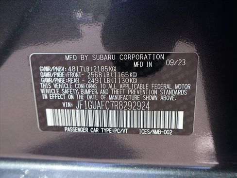 Used 2024 Subaru Impreza 2.0i Sport AWD/4WD image 29
