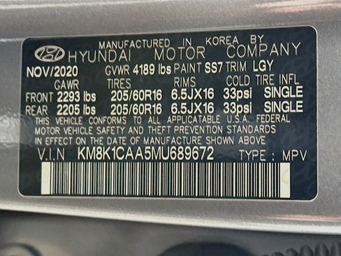 Used 2021 Hyundai Kona SE AWD/4WD image 12