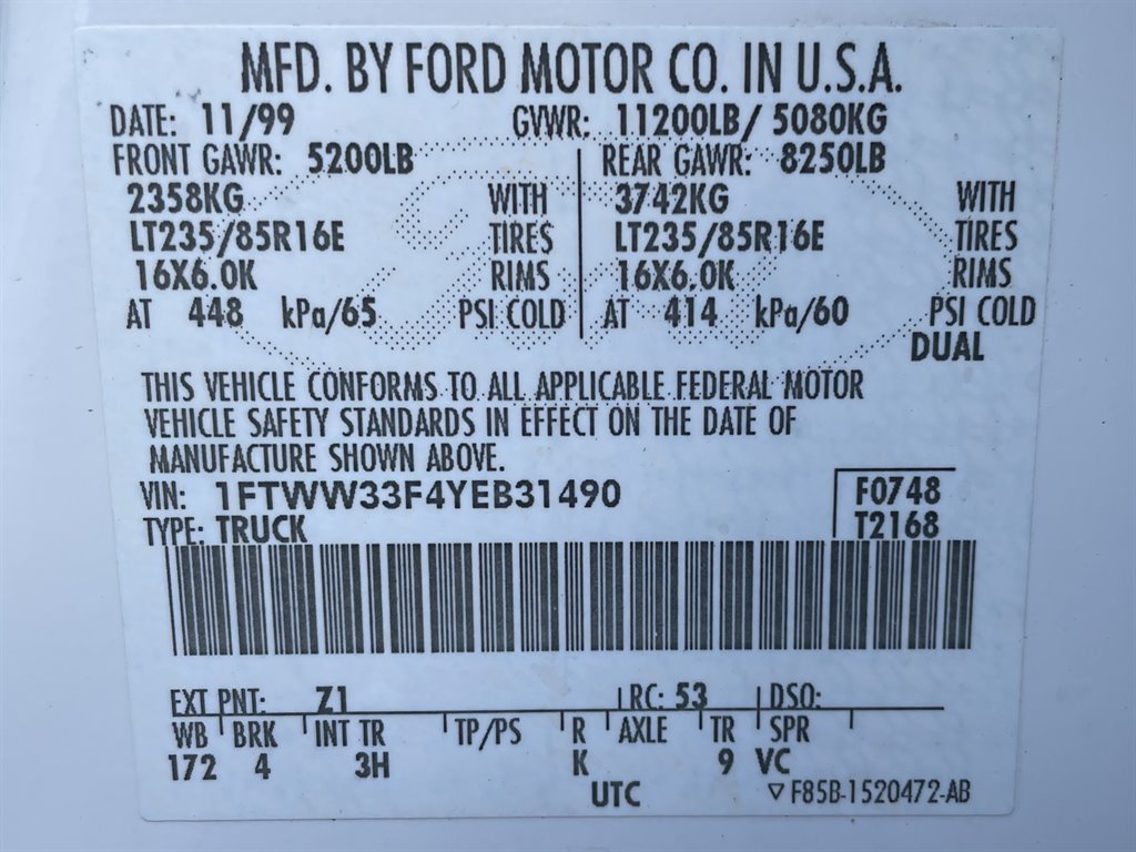 Used 2000 Ford F350 XLT AWD/4WD image 33