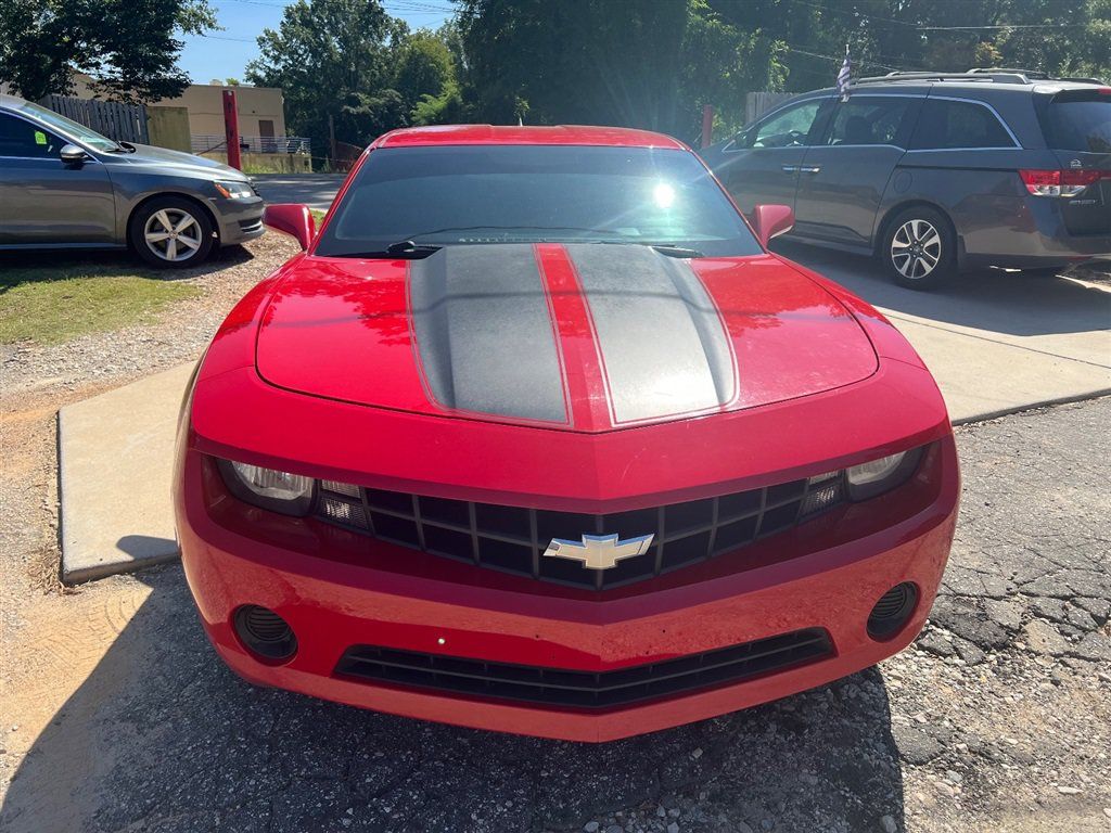Used 2013 Chevrolet Camaro LS w/ Black Rally Stripe Package RWD image 2