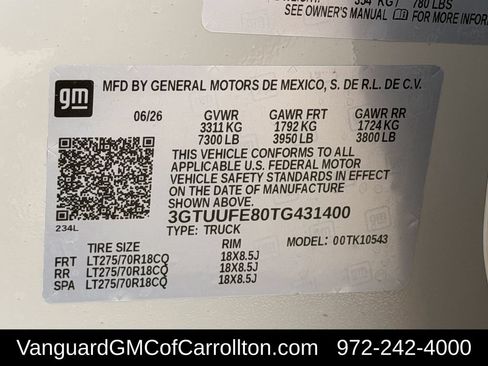 New 2026 GMC Sierra 1500 AT4X AWD/4WD image 25