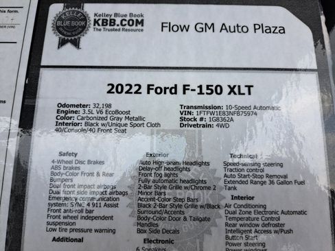 Used 2022 Ford F150 XLT w/ Equipment Group 302A High AWD/4WD image 39