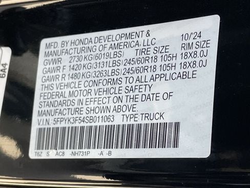 Used 2025 Honda Ridgeline RTL image 29