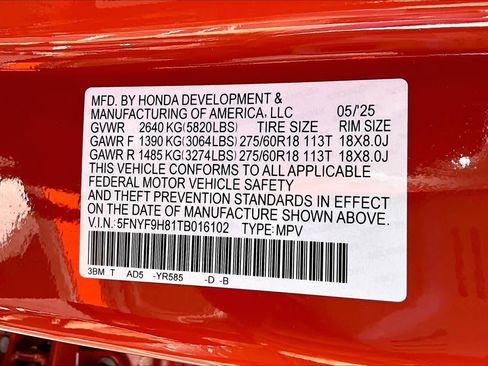 Certified 2026 Honda Passport TrailSport Elite image 64