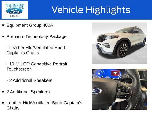 Used 2020 Ford Explorer ST w/ Premium Technology Package AWD/4WD image 4