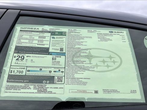 New 2026 Subaru Impreza 2.0i Sport image 17