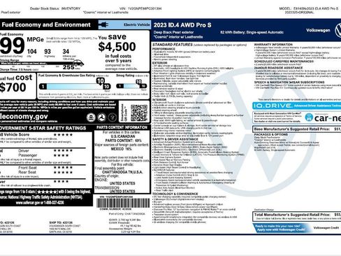 Used 2023 Volkswagen ID.4 Pro S image 3