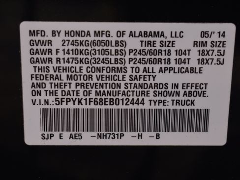 Used 2014 Honda Ridgeline SE image 48