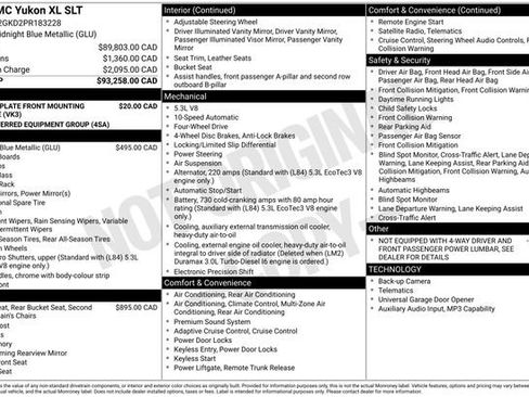 Certified 2023 GMC Yukon XL SLT AWD/4WD image 2