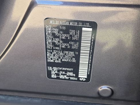 Used 2024 INFINITI QX80 Luxe image 38