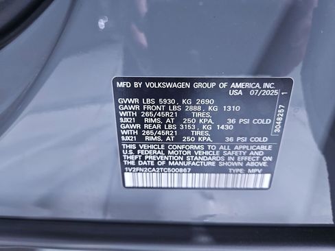 New 2026 Volkswagen Atlas SEL Premium R-Line image 30