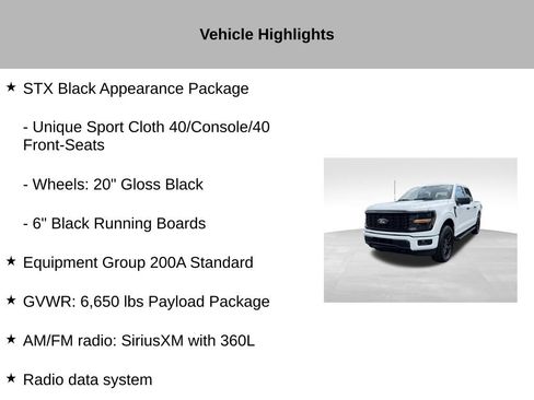 Used 2024 Ford F150 STX w/ STX Black Appearance Package AWD/4WD image 18