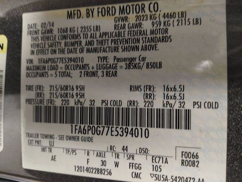 Used 2014 Ford Fusion S FWD image 33