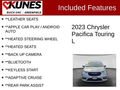 Used 2023 Chrysler Pacifica Touring-L FWD image 2
