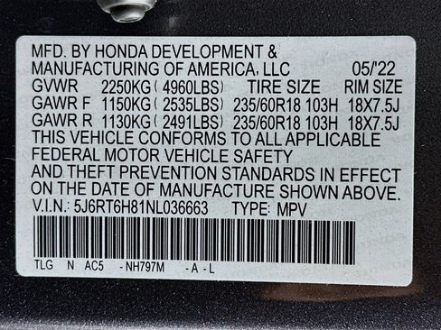 Used 2022 Honda CR-V EX-L image 12