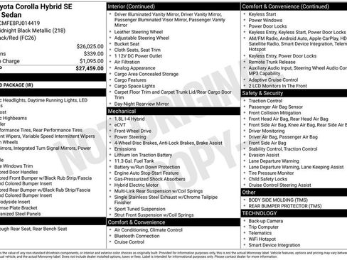 Certified 2023 Toyota Corolla SE FWD image 53