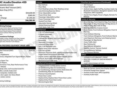 Used 2024 GMC Acadia Elevation image 5