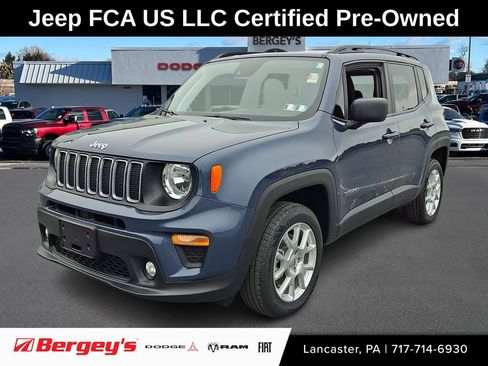 Used 2023 Jeep Renegade Latitude w/ Sun/Sound Group AWD/4WD image 1