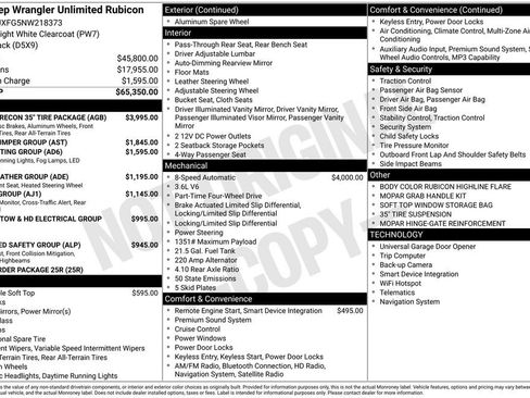 Used 2022 Jeep Wrangler Unlimited Rubicon w/ Xtreme Recon 35" Tire Package AWD/4WD image 12