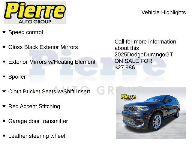 Used 2025 Dodge Durango GT AWD/4WD image 14
